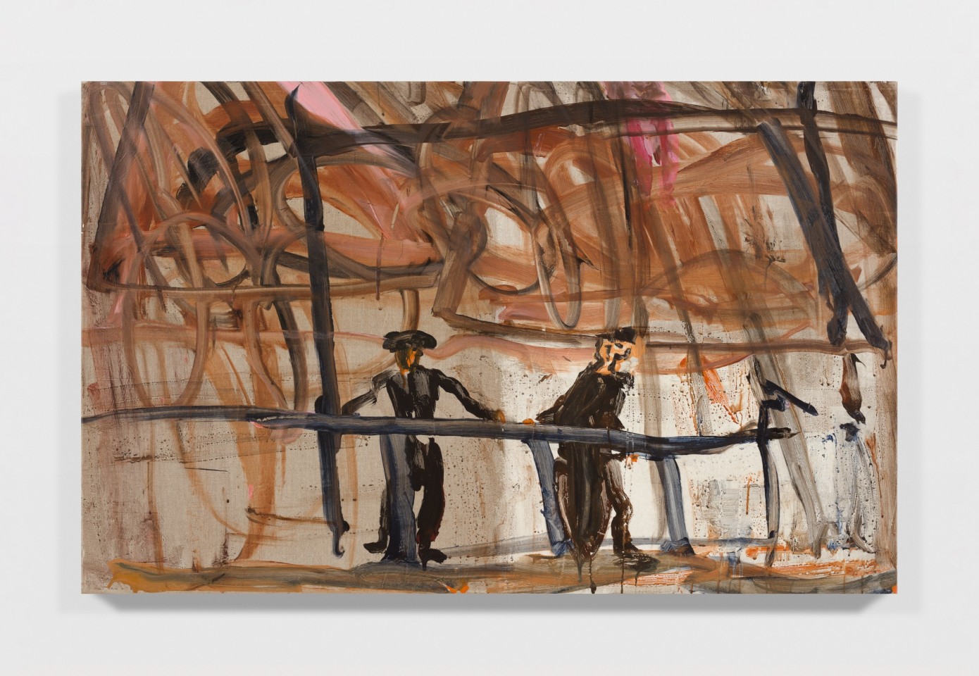 David Deutsch, Untitled, 2019, Acrylic on linen. 30 x 48 in (76.2 x 121.9 cm) Galerie Eva Presenhuber