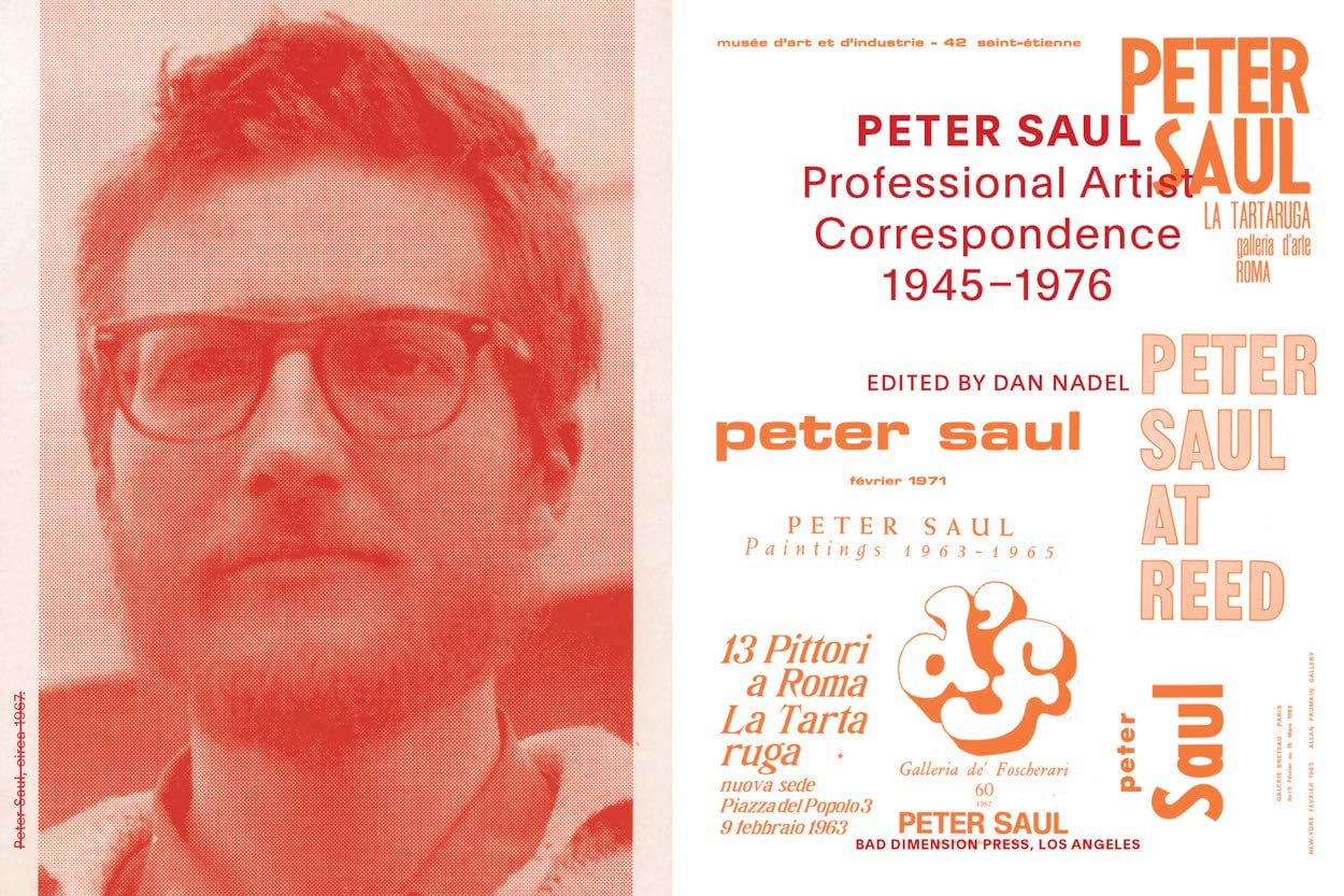 Image of pages from the book Peter Saul Professional Artist Correspondence 1945-1975