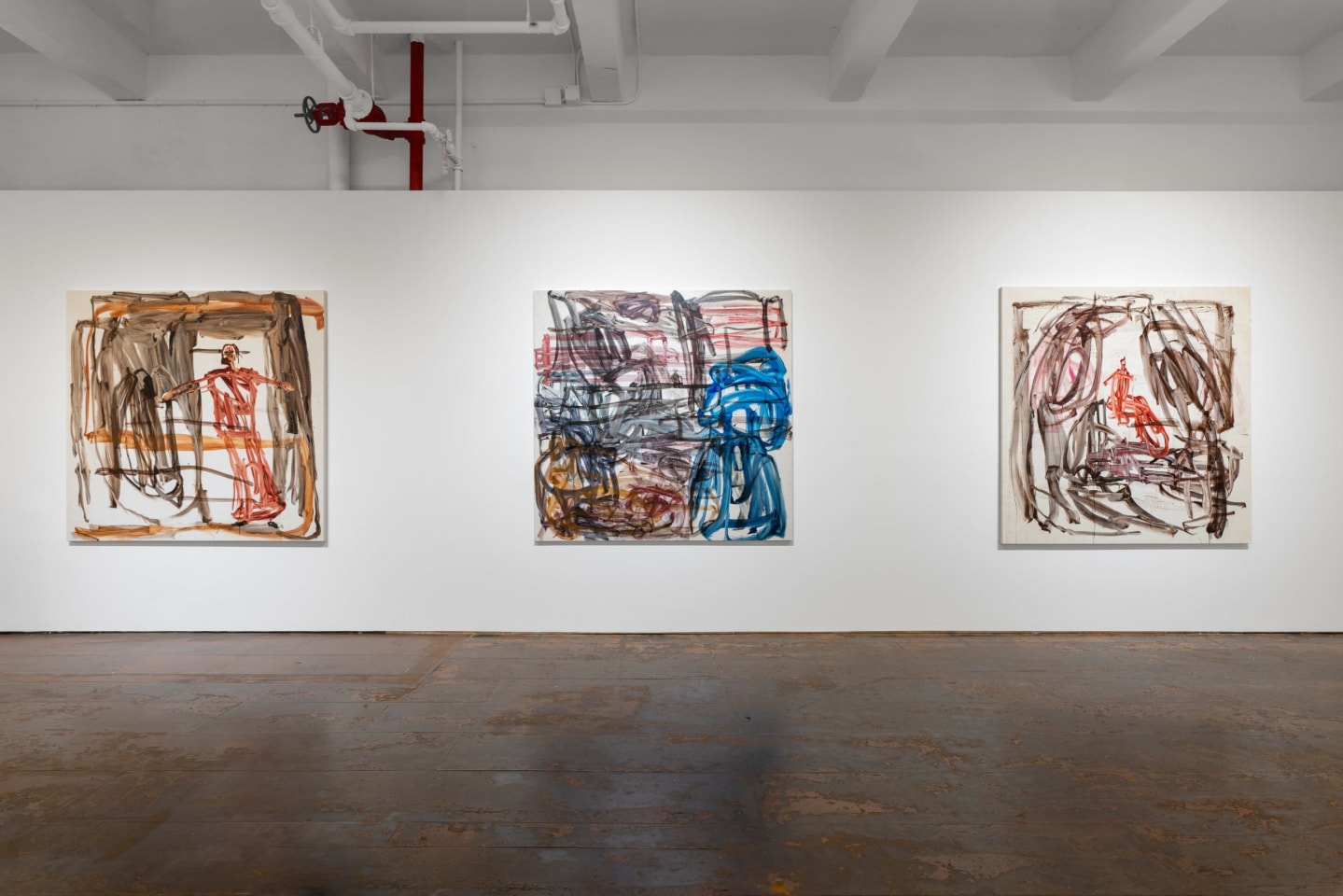 Installation view of &quot;David Deutsch: Hurly-Burly,&quot; Venus Over Manhattan, New York, 2023.