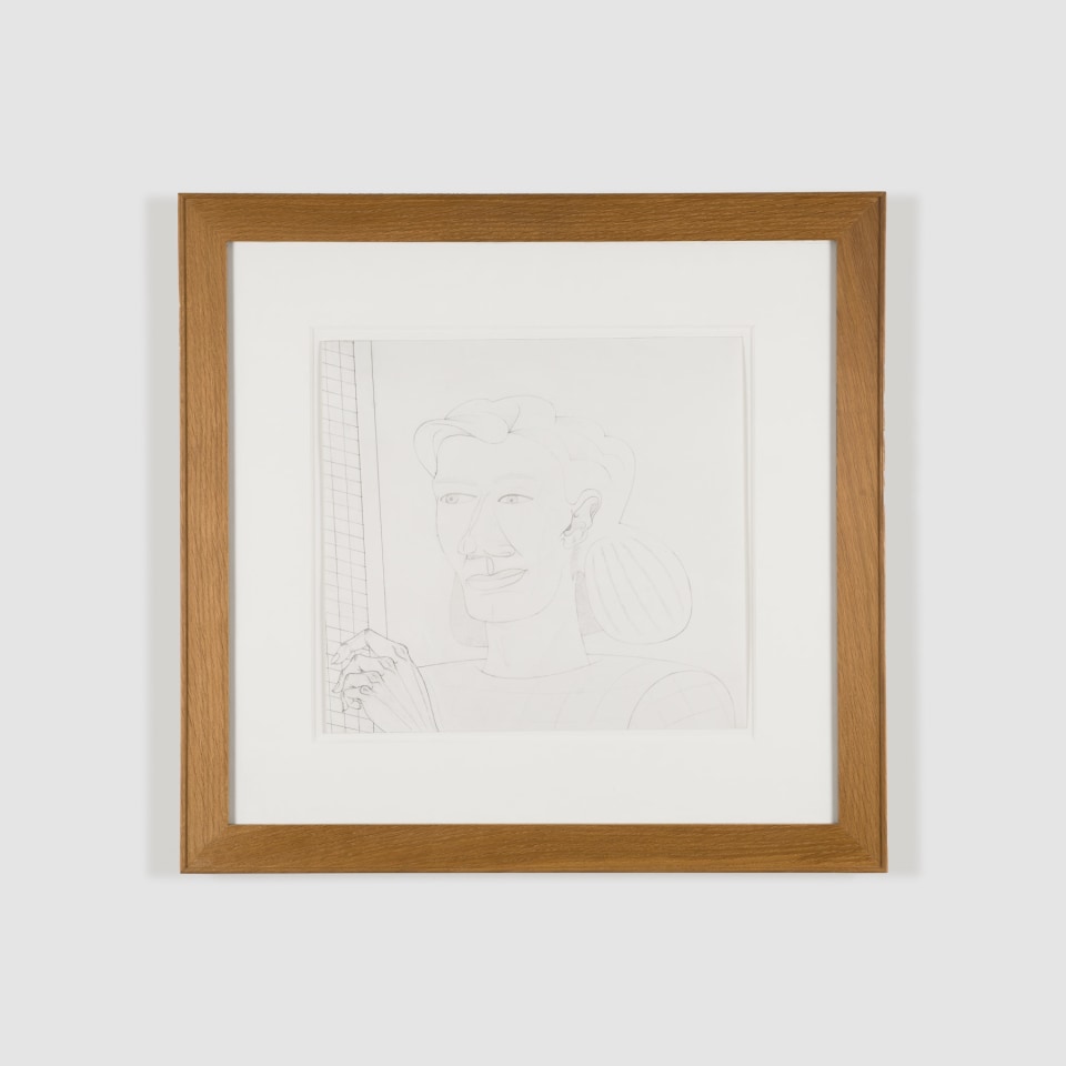 Untitled work on paper by Jim Nutt from 2000