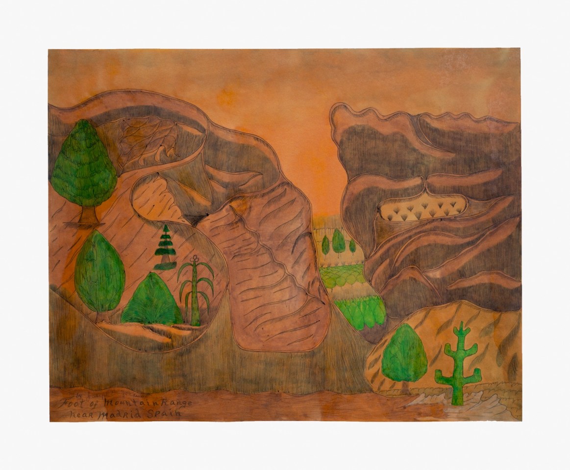 Joseph Elmer Yoakum Foot of Mountain Range Near Madrid Spain, c. 1963-1964