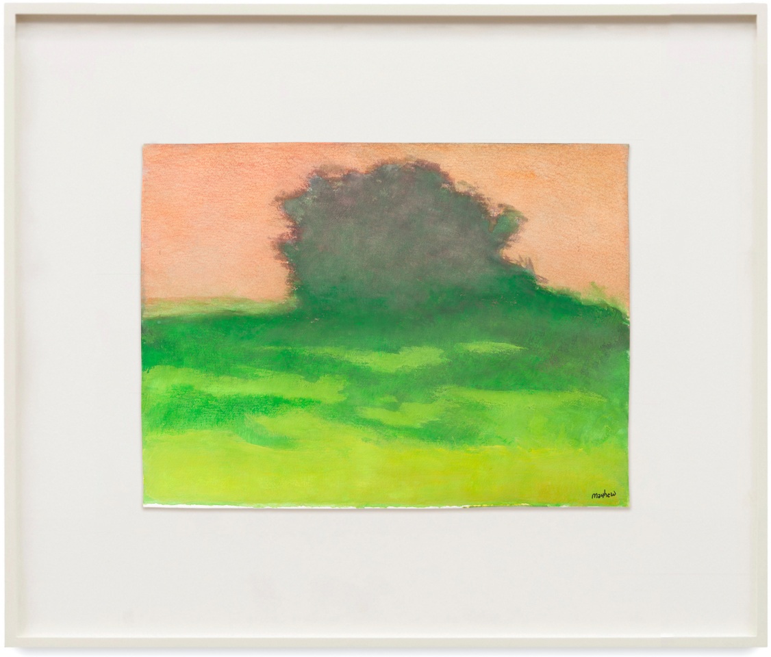 Work on paper by Richard Mayhew titled Untitled from 2024