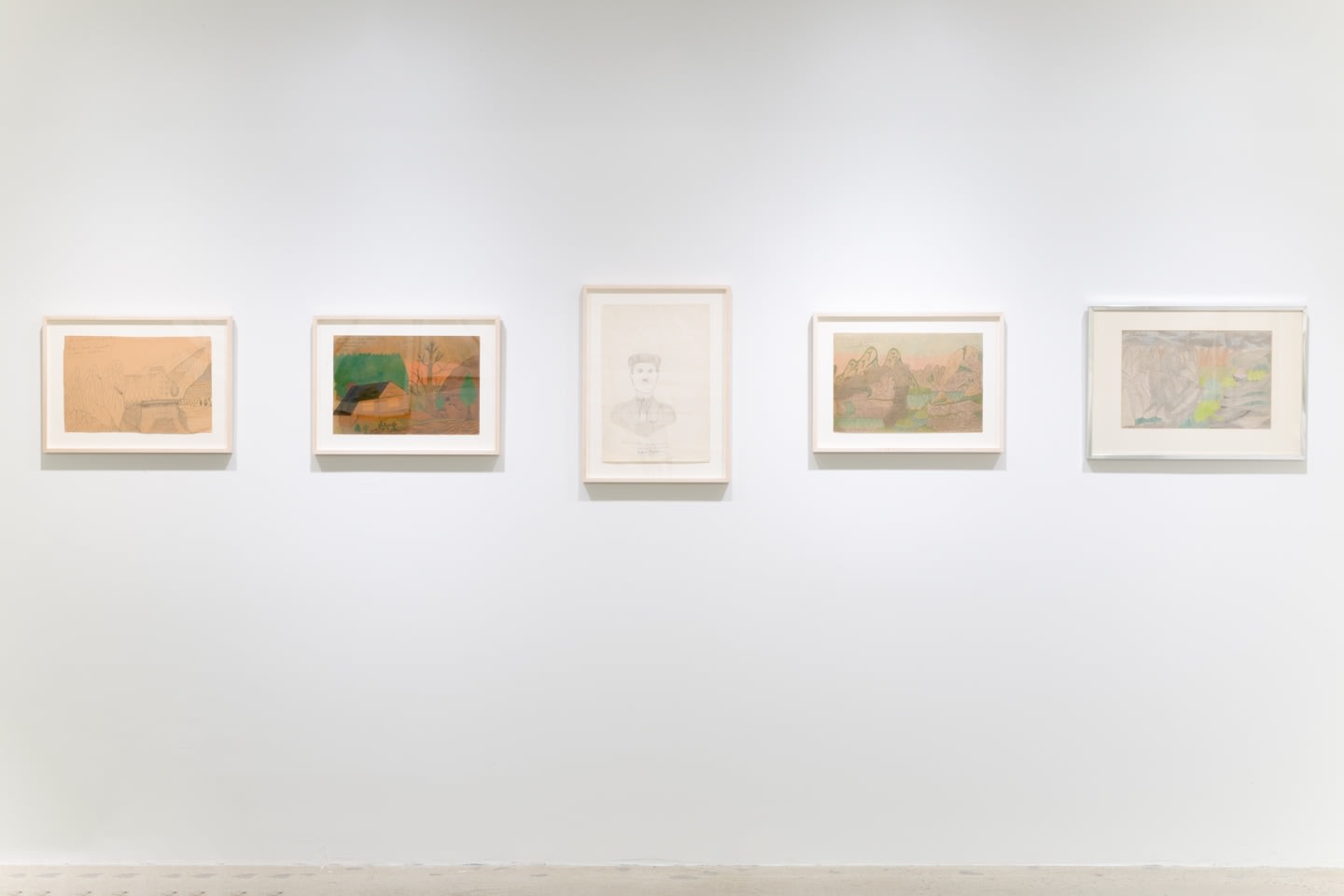 Installation view of Joseph Elmer Yoakum, Venus Over Manhattan, New York, 2019