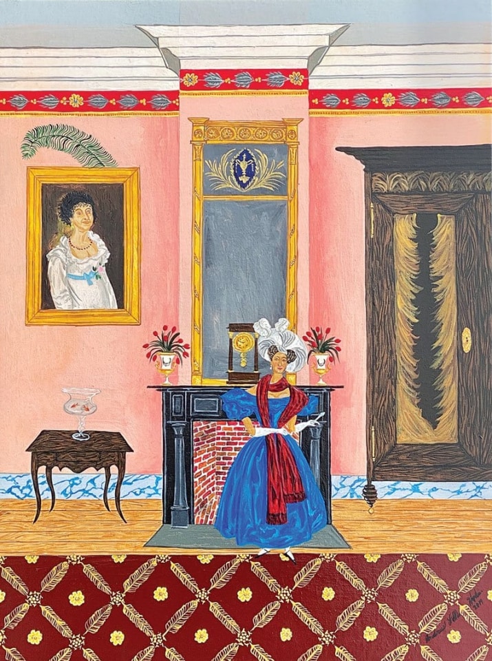 Painting by Andrew LaMar Hopkins titled Creole Tranquility from 2019