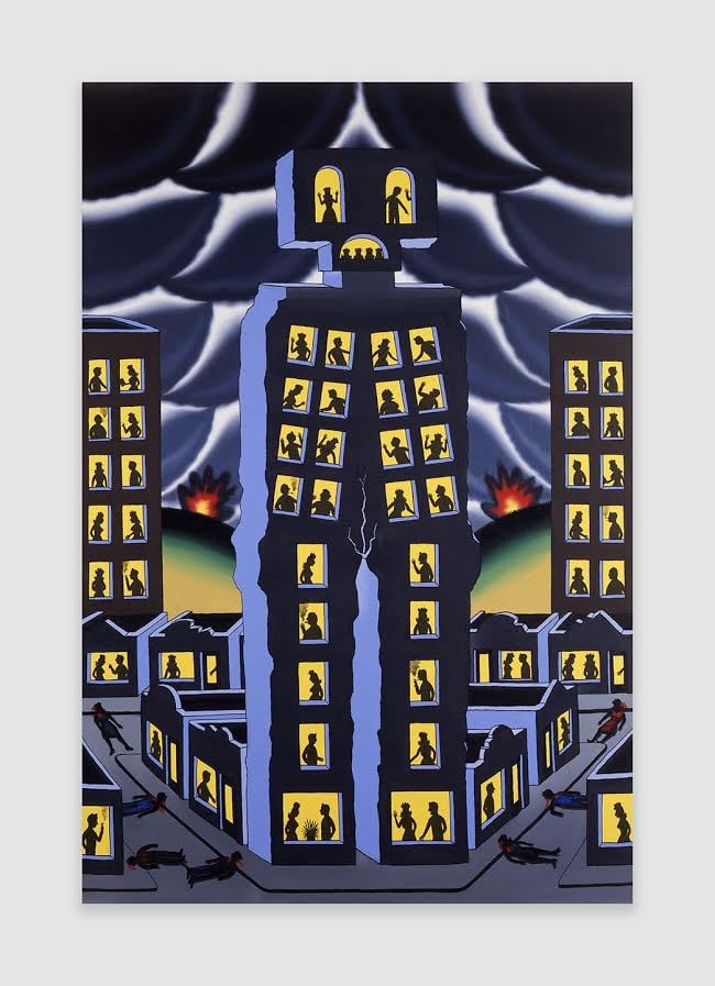 Roger Brown,&nbsp;Sarajevo the Serbian Way. Courtesy of Venus Over Manhattan.