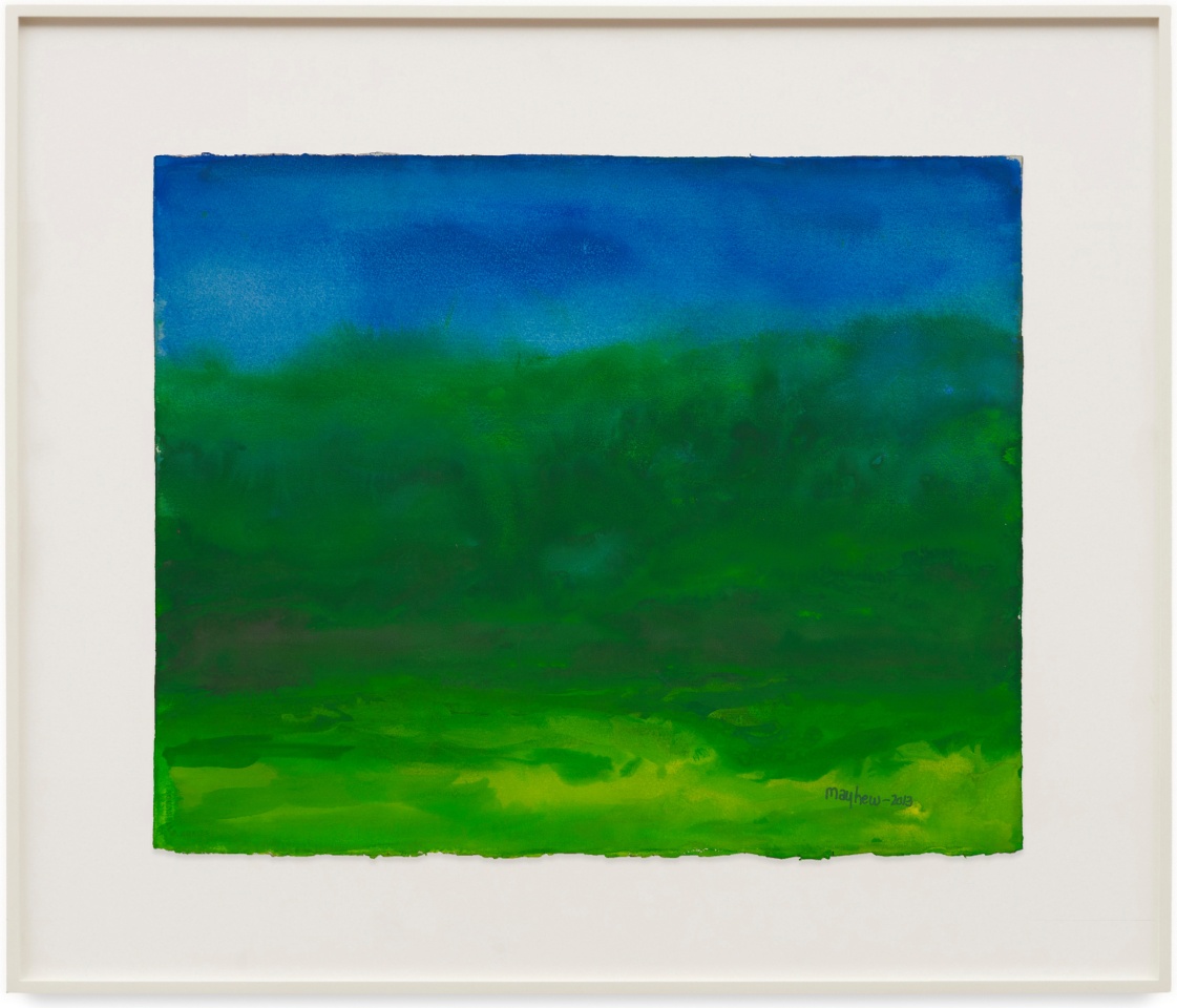 Work on paper by Richard Mayhew titled Untitled from 2013