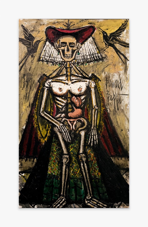 Bernard Buffet、ベルナール・ビュフェ【La Coccinelle】 Bernard Buffet | La Coccinelle (1964) | MutualArt