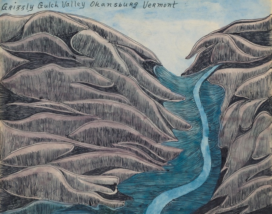 Joseph E. Yoakum &ldquo;Grizzly Gulch Valley Ohansburg Vermont,&rdquo; n.d.