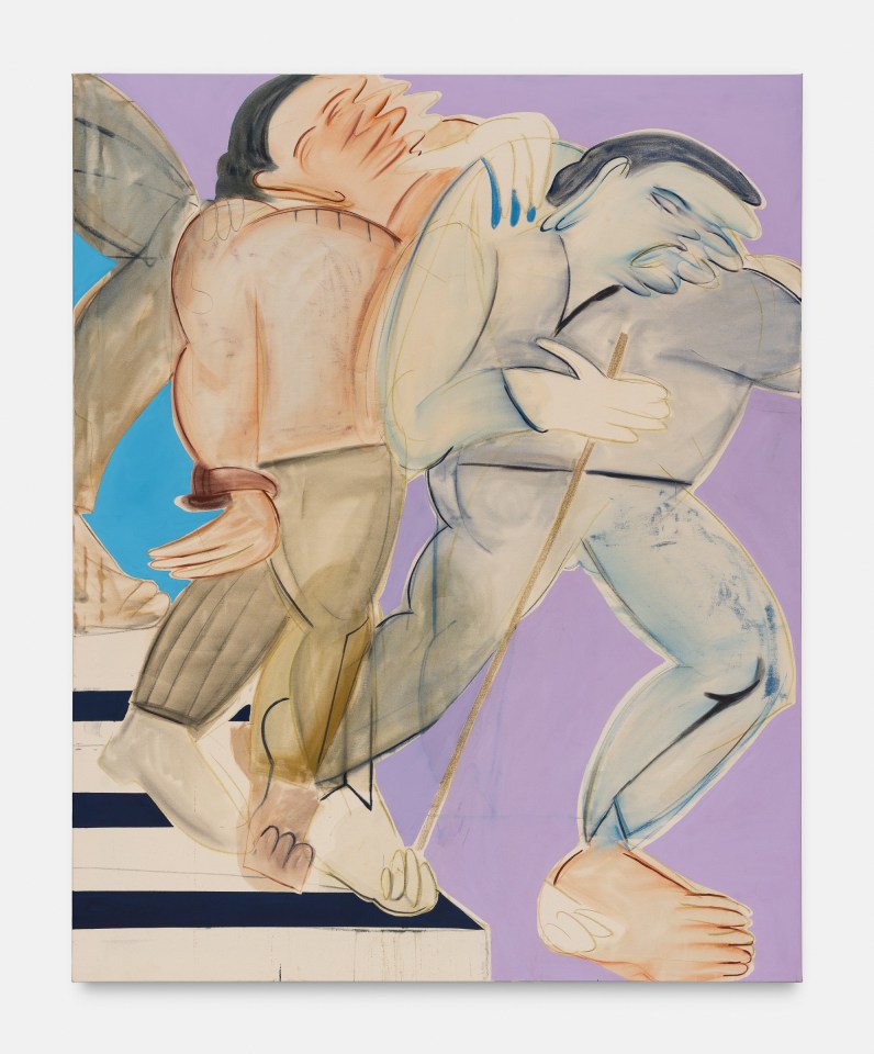 Painting by Anastasia Bay titled The Stumbler's Parade III from 2022