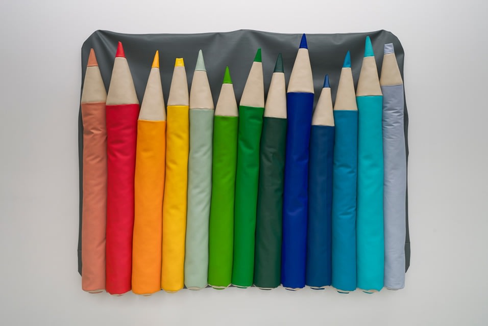 Al Freeman, &quot;Untitled,&quot; 20204. Vinyl and polyfill; 63 x 81 1/2 x 5 in (160 x 207 x 12.7 cm).