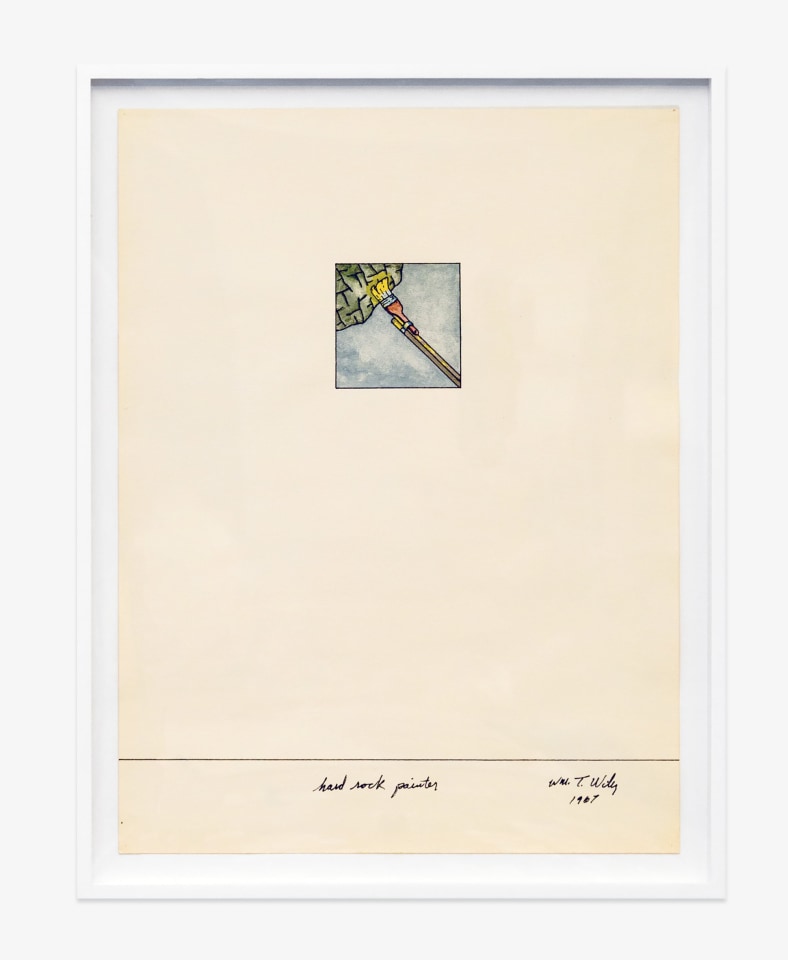 William T. Wiley Hard Rock Painter, 1967