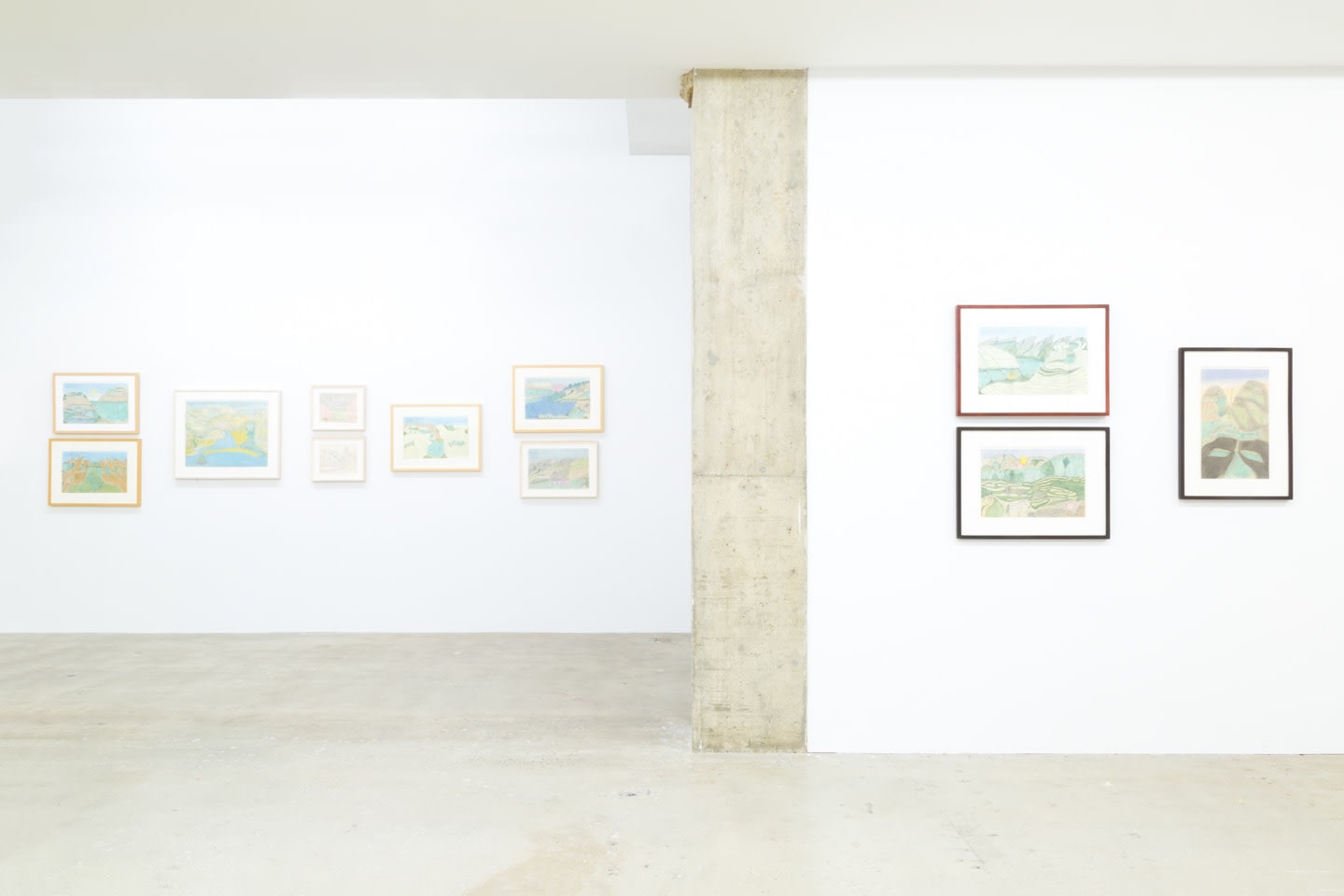 Installation view of Joseph Elmer Yoakum, Venus Over Manhattan, New York, 2019