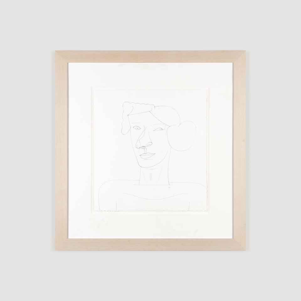 Untitled work on paper by Jim Nutt from 2013