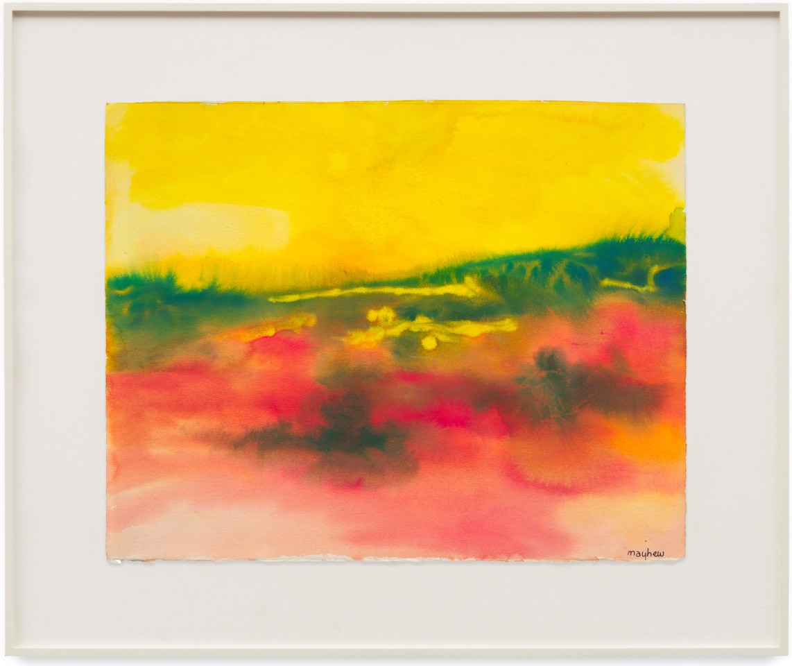 Work on paper by Richard Mayhew titled Untitled from n.d.