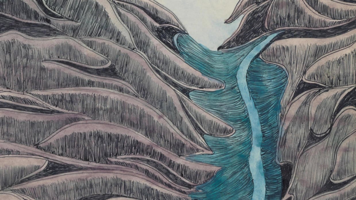 &quot;Grizzly Gulch Valley Ohansburg Vermont&quot; by Joseph Yoakum n.d.