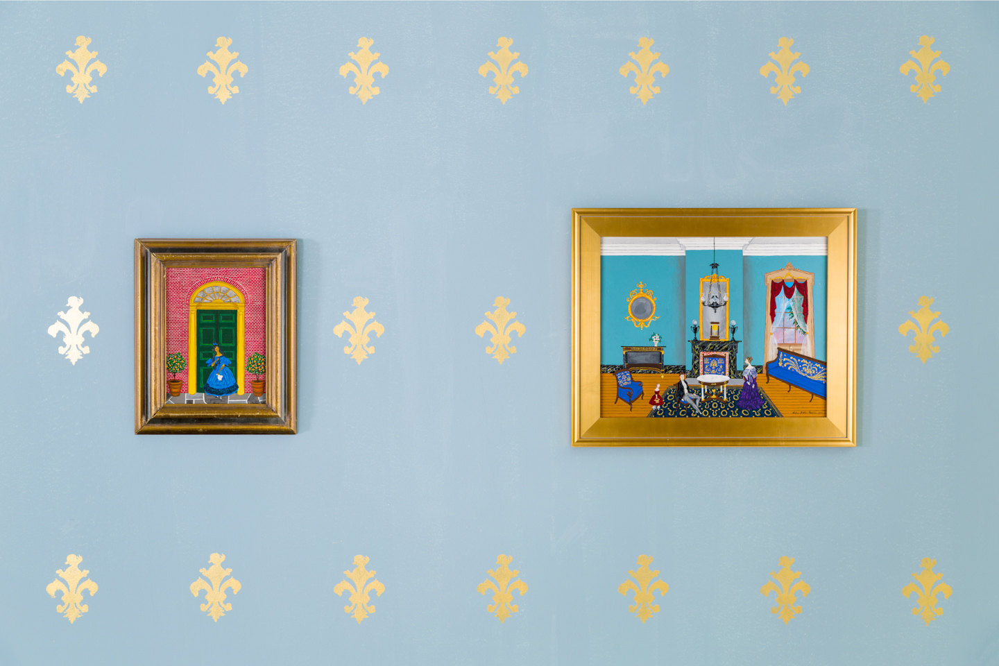 Installation view of Andrew LaMar Hopkins Exhibition at Venus Over Manhattan New York 2020