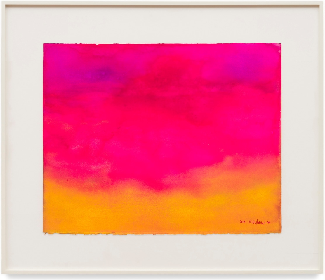 Work on paper by Richard Mayhew titled Untitled from 2013