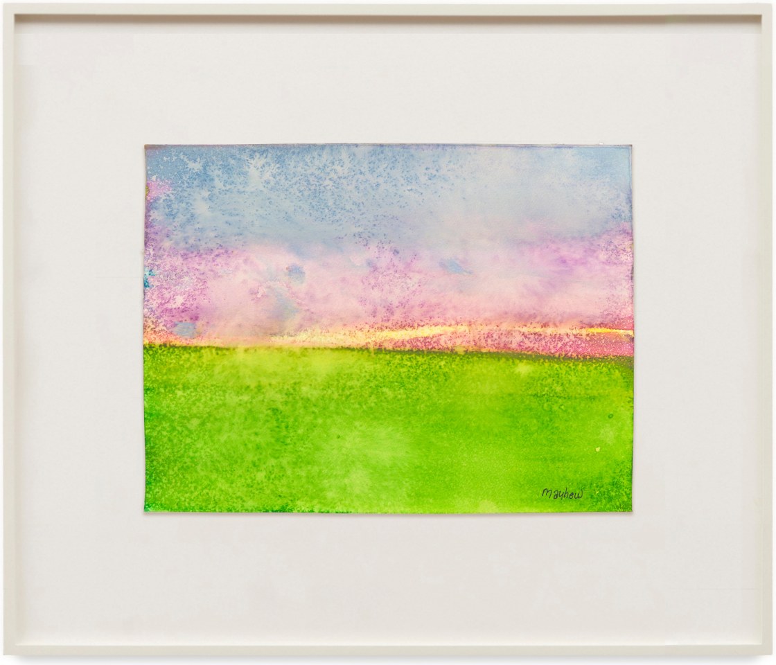 Untitled watercolor on paper by Richard Mayhew