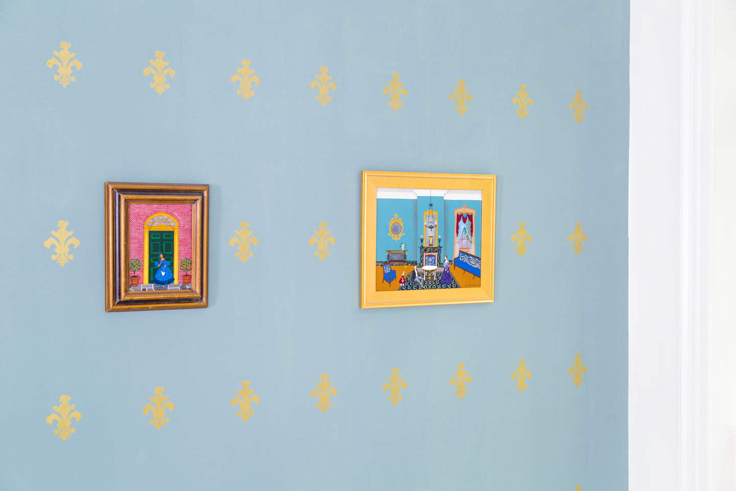 Installation view of Andrew LaMar Hopkins Exhibition at Venus Over Manhattan New York 2020