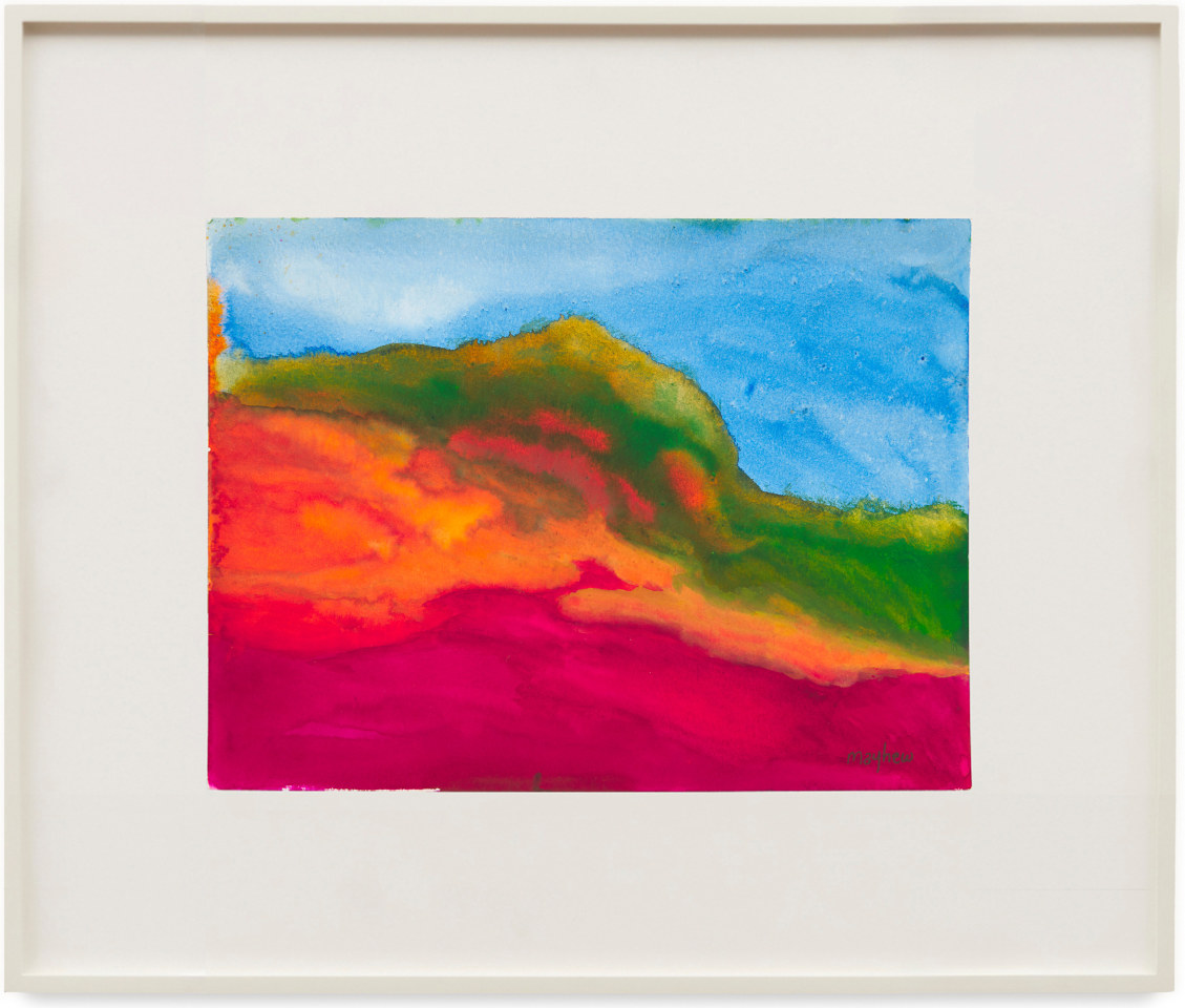 Work on paper by Richard Mayhew titled Untitled from 2017