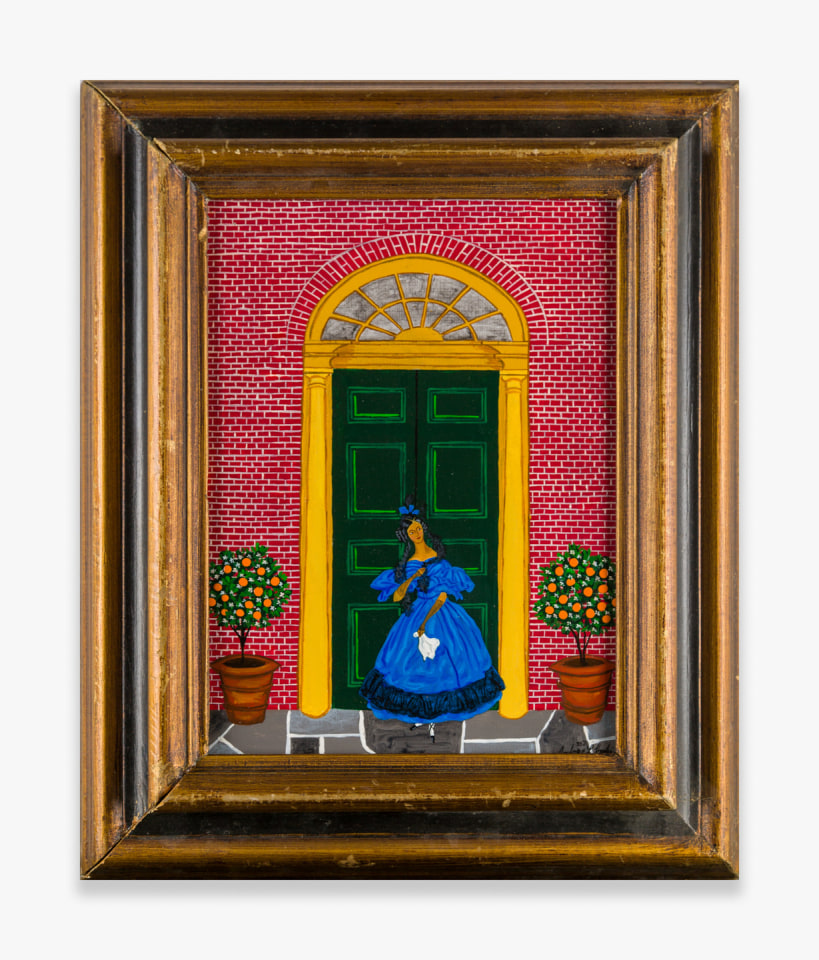 Painting by Andrew LaMar Hopkins titled Creole Elegance