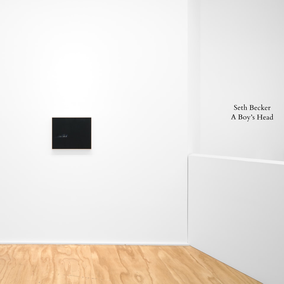 Installation view of &quot;At Sea (for Winsor McCay)&quot; in &quot;Seth Becker: A Boy's Head&quot; at Venus Over Manhattan, 2024.