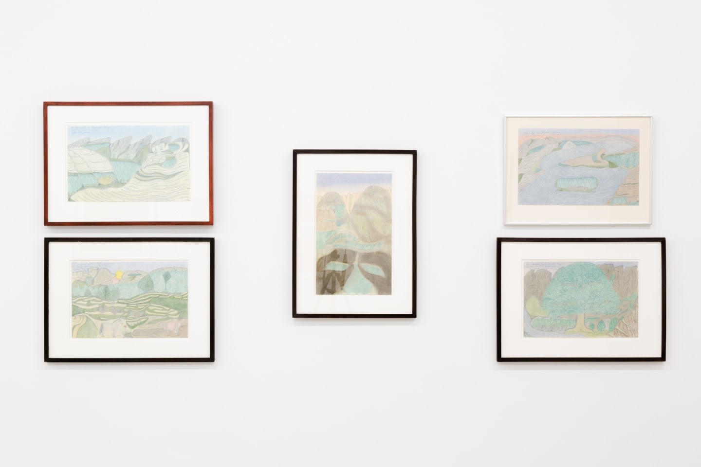 Installation view of Joseph Elmer Yoakum, Venus Over Manhattan, New York, 2019