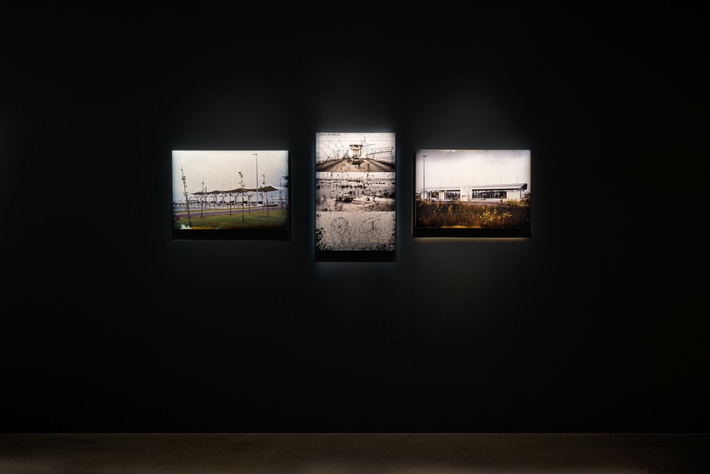 Installation view of Michel Houellebecq: French Bashing, New York, Venus Over Manhattan, 2017