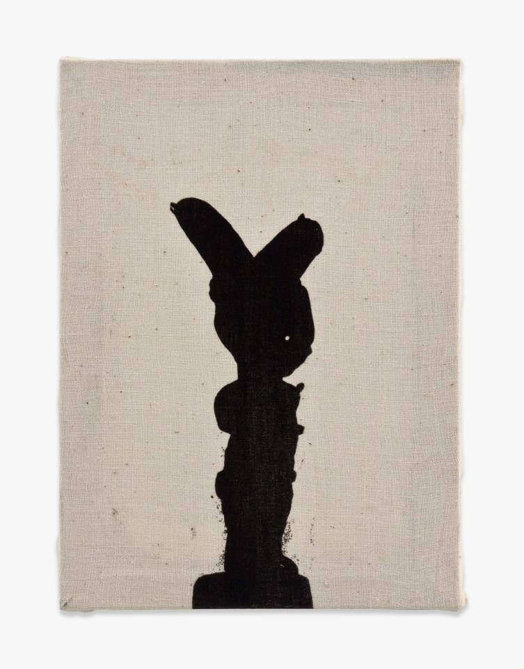 Walter Dahn Skulptur (Hase)