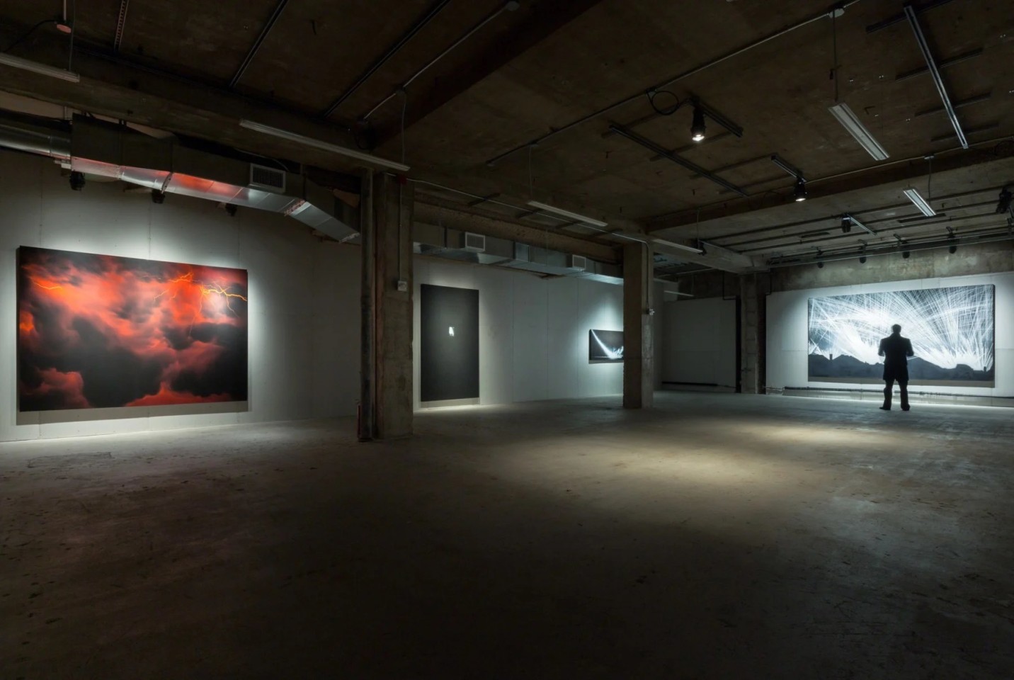 Installation view of &ldquo;Where is Jack Goldstein?&rdquo; at Venus Over Manhattan in New York in 2012.