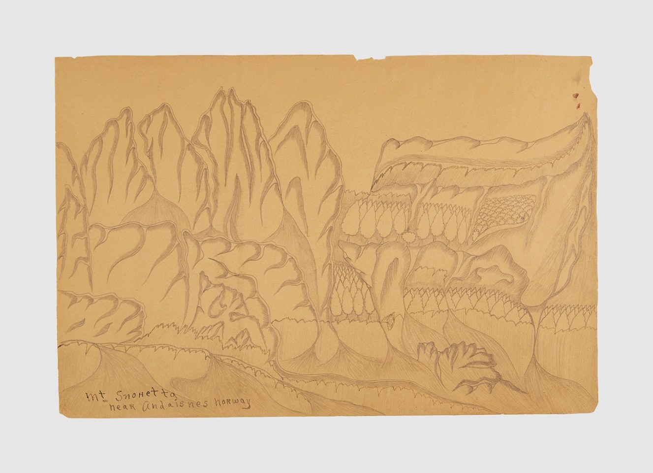 Joseph Elmer Yoakum Drawing, Venus Over Manhattan, Art Basel Miami