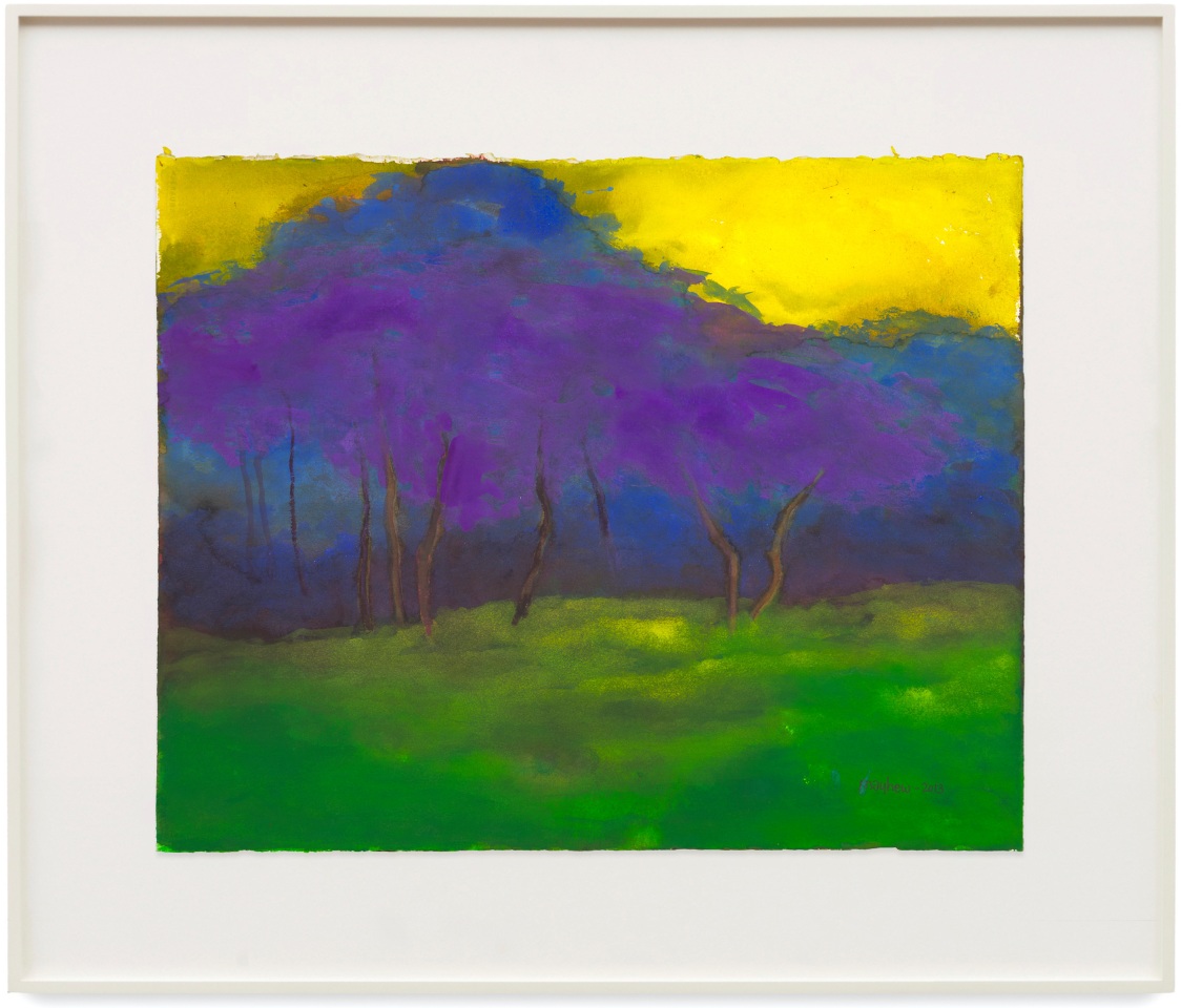 Work on paper by Richard Mayhew titled Untitled from 2013