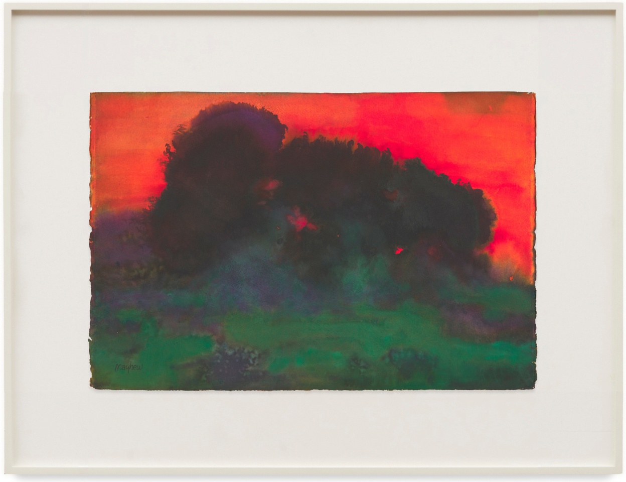 Work on paper by Richard Mayhew titled Revolution Series 5 from 2003