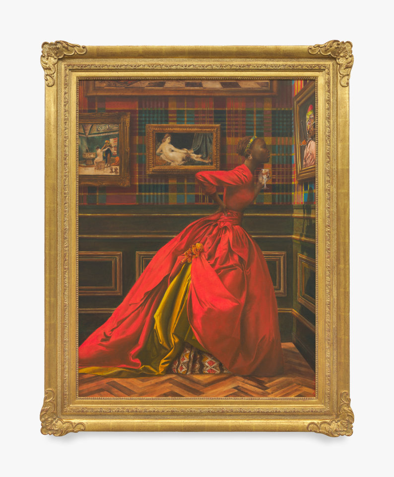 Painting by Elizabeth Colomba titled Orientalism &ndash; Plate 1 from 2022