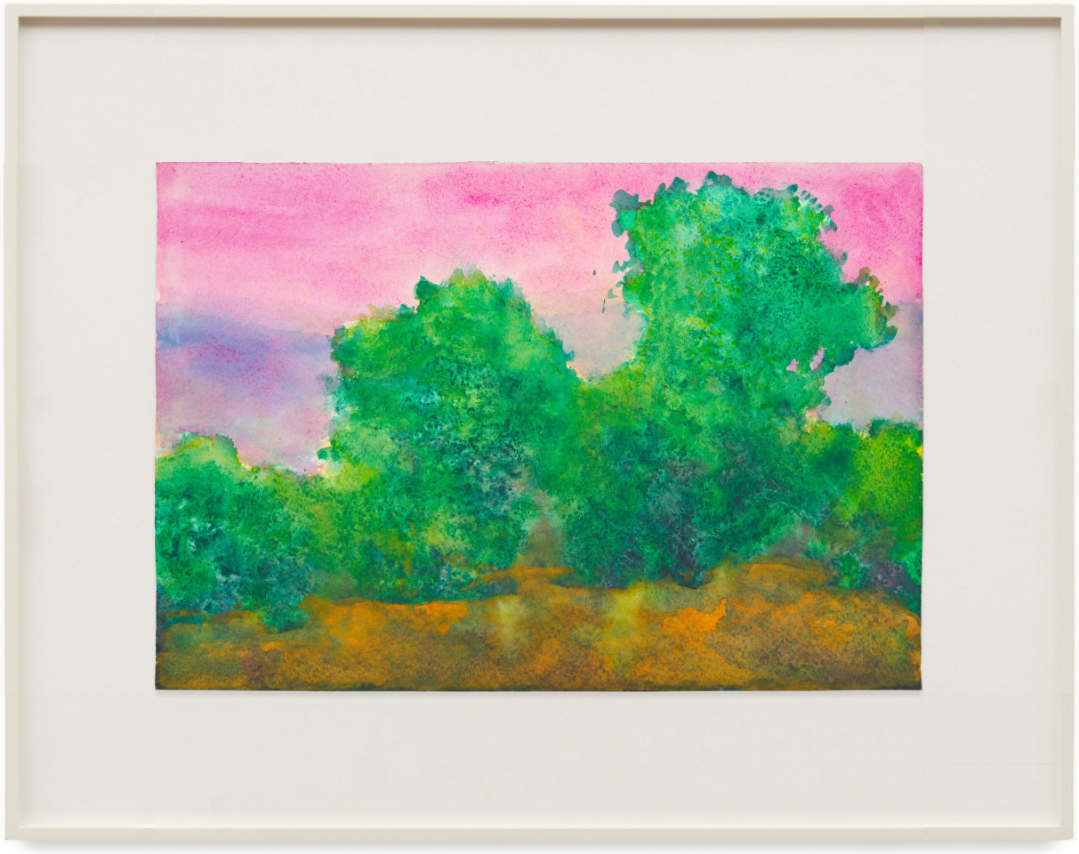 Work on paper by Richard Mayhew titled Santa Cruz Spring VII from 1990