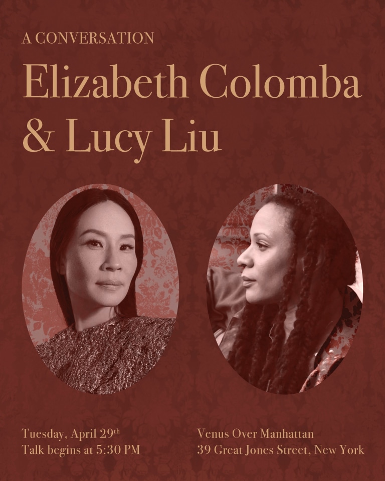 Elizabeth Colomba and Lucy Liu