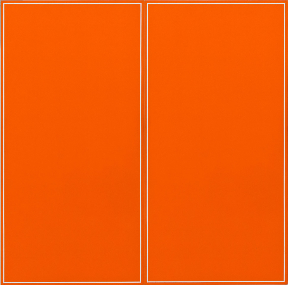 Ted Kurahara, Double Orange Over Yellow, 1984