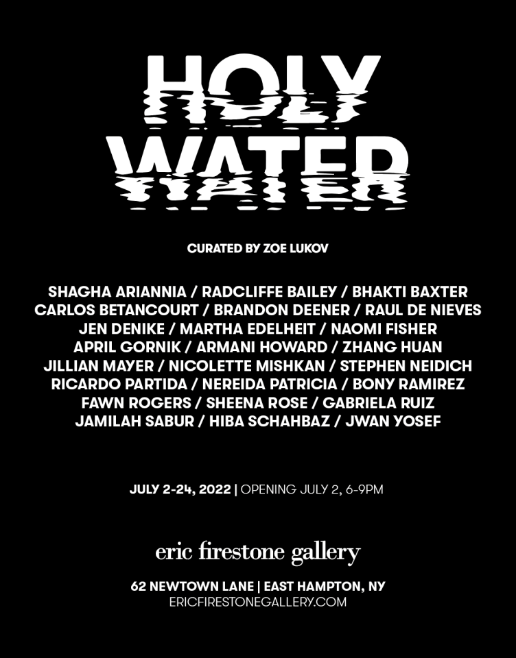 HOLY WATER: Curated by Zoe Lukov