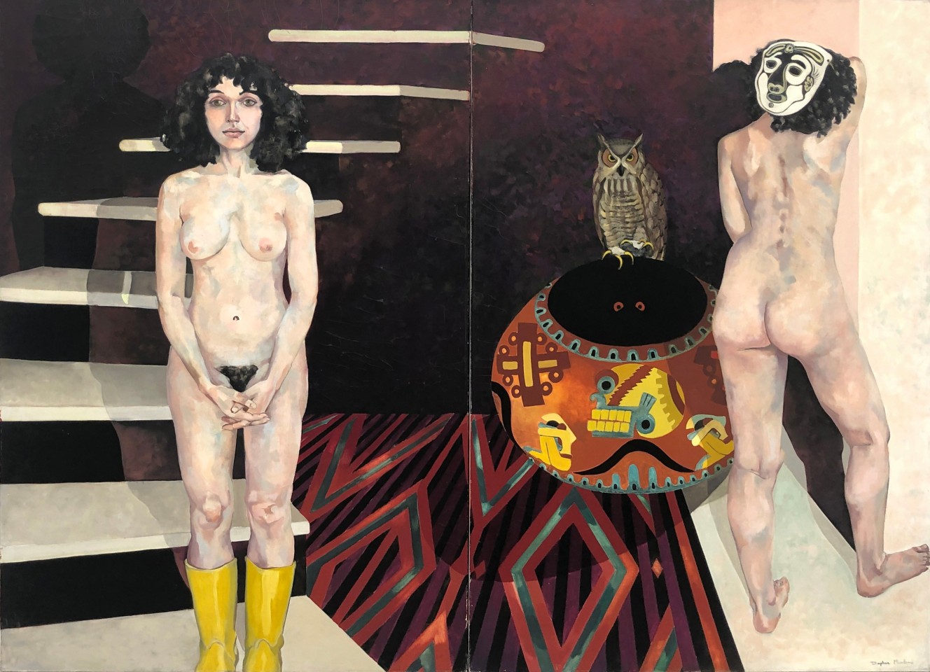 Daphne Mumford, Hide and Seek, 1975