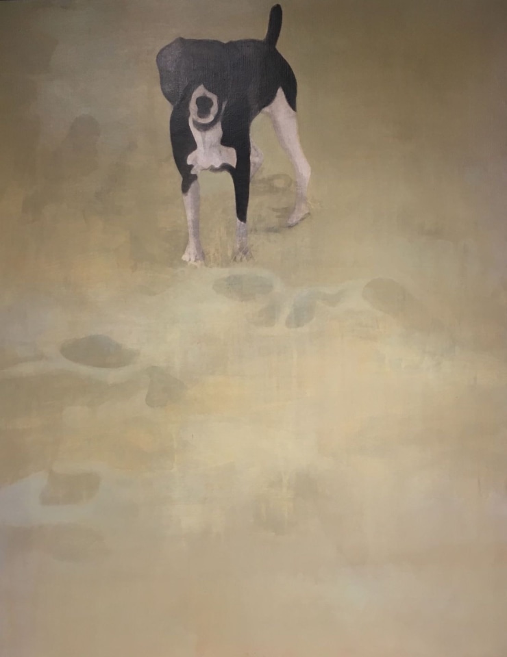 Howard Kanovitz, Black &amp;amp; White Dog, 1965-66