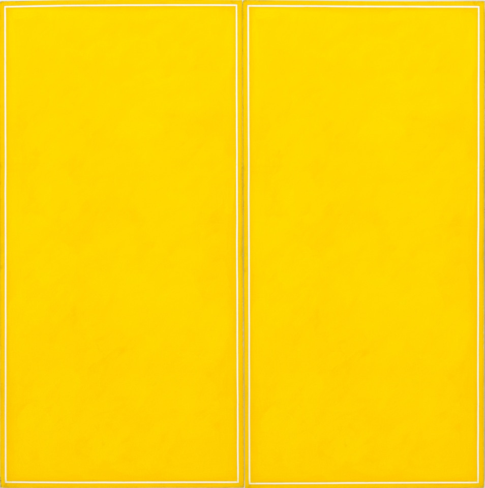 Ted Kurahara, Double Yellow over White, 1985