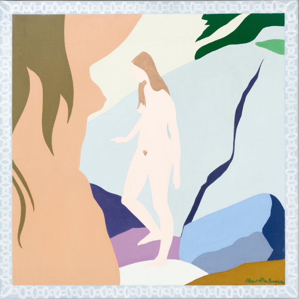 Charles&nbsp;DuBack, Two Nudes on Rocks, 1970