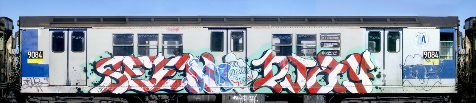 Henry Chalfant, Seen PJay, 1980, Kodak Professional Endura Metallic Paper, 13.17h x 60w in