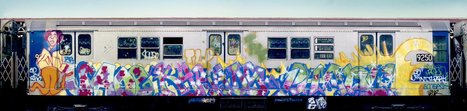Henry Chalfant, Sade Karado Phade, 1979, Kodak Professional Endura Metallic Paper, 14.46h x 60w in