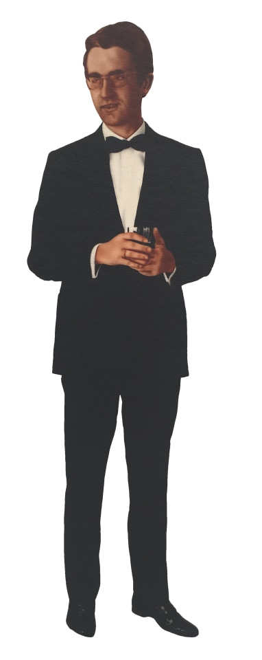 Howard Kanovitz, #33 Wolf Johnson, 1969