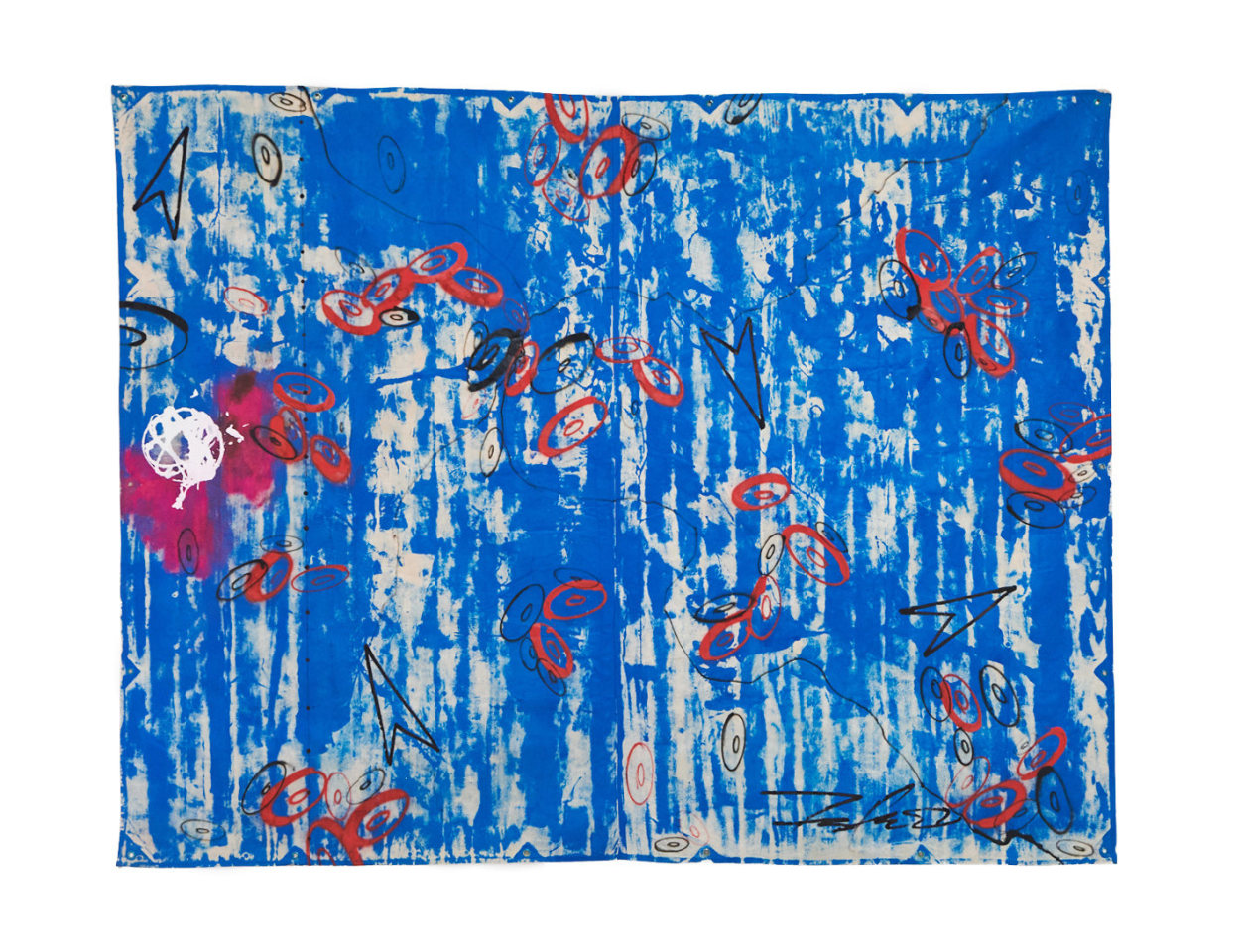 FUTURA2000, BLUE PICKET FENCE, 2022