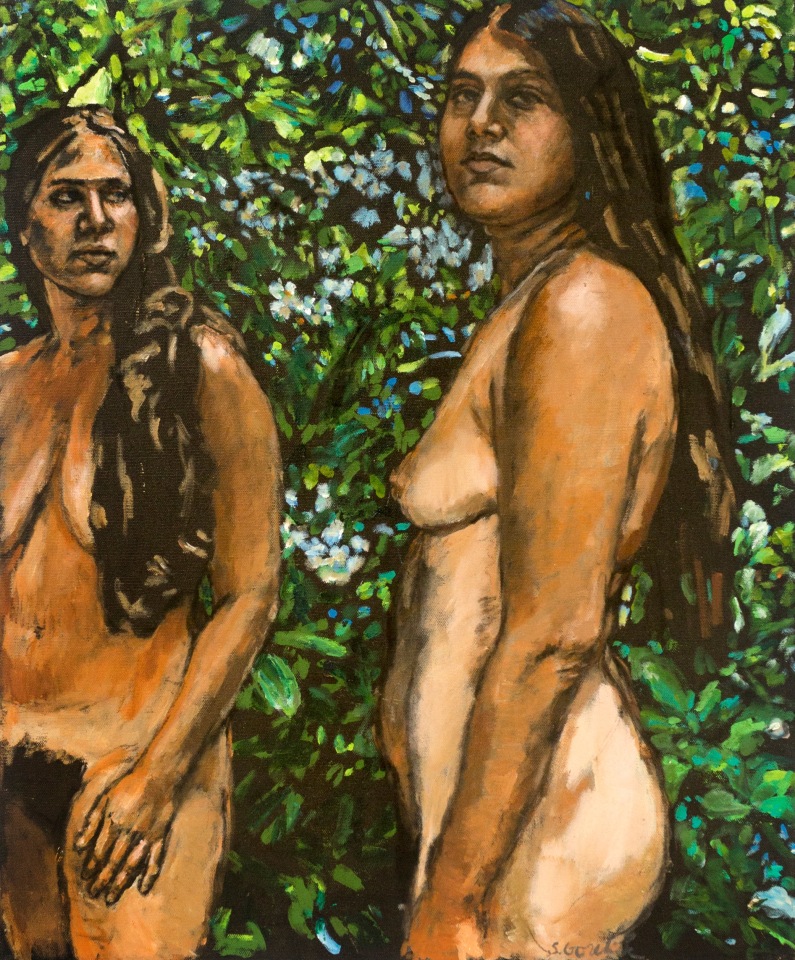 Shirley Gorelick, Untitled (Two Nude Girls), 1974