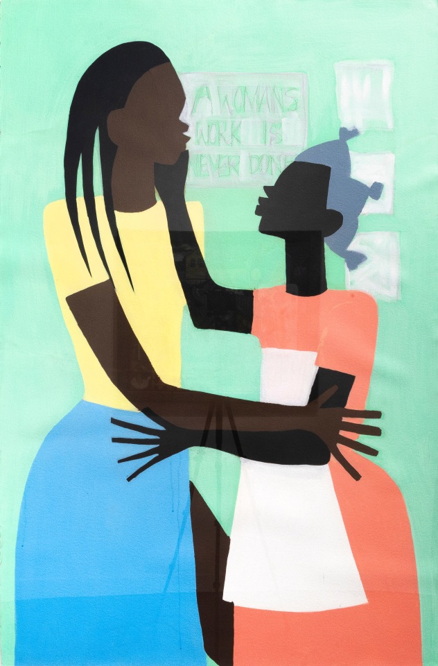 Varnette Honeywood, A Woman&#039;s Work is Never Done, 1980