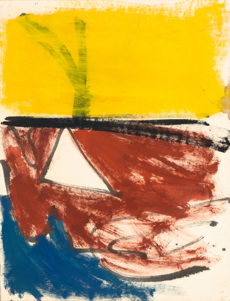 Pat Passlof, Untitled, 1958