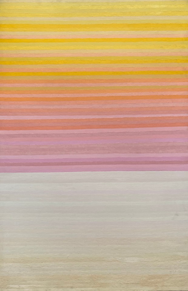 Pete Jennerjahn (1922-), Rosie Dawn Over Snow, 1961